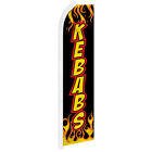 Kebabs Advertising Swooper Feather Flutter Flag Concessions Food