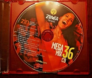 Zin Mega Mix 36 Motivational Fitness Music High Cardio Authentic Reference CD - Picture 1 of 3