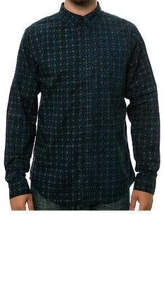 Camisa con botones EZEKIEL MARROCO L/S para hombre - NEGRA - Grande - Nueva con etiquetas Foto 1 de 3