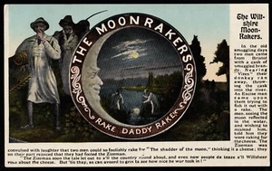 The Moonrakers Rake Daddy Rake Wiltshire Moon Rakers Smugglers Postcard - Picture 1 of 2