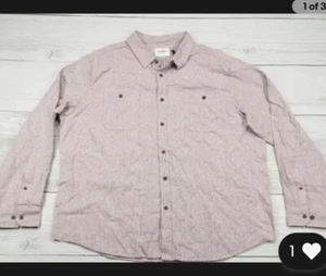 Goodfellow & Co 2XL Standard Fit Long Sleeve Button Down Men's Shirt with Pocket - Picture 1 of 3