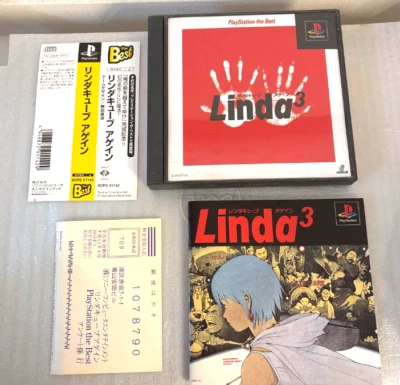 Linda Cube Again PS1 Playstation 1 Sony 1997 Japanese version - Image 1 of 4
