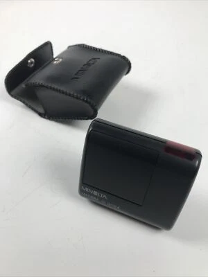 Vintage Minolta Maxxum Flash D-316i  Camera Flash with Pouch Case Excellent - Image 1 of 4