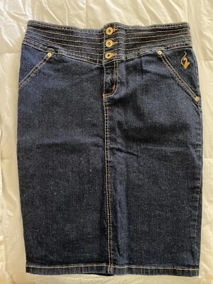 BABY PHAT BABYPHAT Denim Skirt Womens NWOT sz 13 - Image 1 of 3