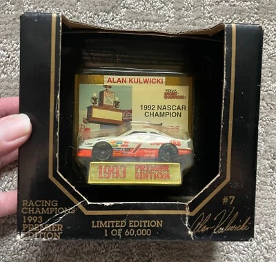 NASCAR Racing Champions 1993 edición Premier Die Cast Car #7 Alan Kulwicki 1:64 Foto 1 de 2