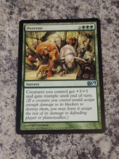 Overrun Magic Core 2012 M12 Magic the Gathering MTG Nice!