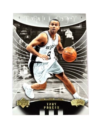 2005-06 Upper Deck Trilogy Tony Parker San Antonio Spurs #78 - Image 1 of 2