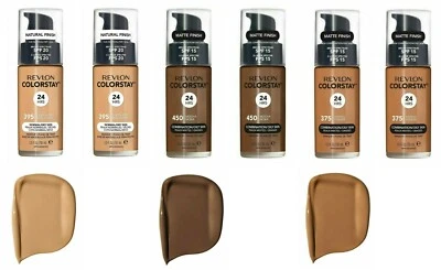 2 PK Revlon Colorstay Makeup Foundation Combination/Oily Matte Finish 24 Hrs - Image 1 of 4
