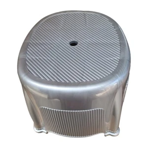 Bath Stool With Leakage Hole Non Slip Comfortable Seating Portable Shower Chairs - Picture 1 of 18