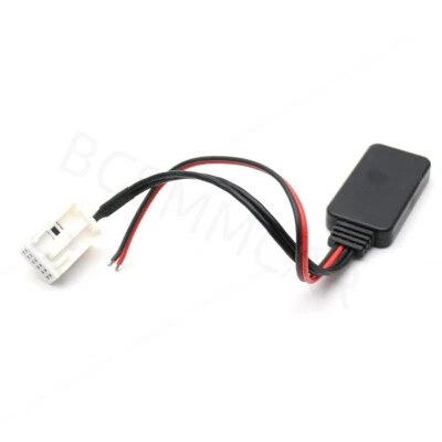 Car Cable Adapter Bluetooth Stereo Audio AUX 12PIN Fit For BMW (E60) 2004-2010 - Image 1 of 4