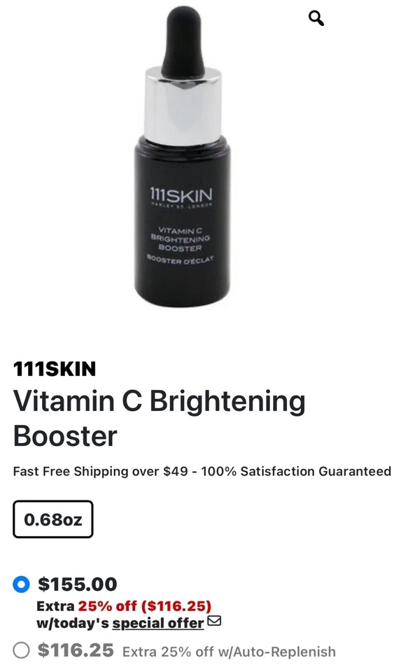 111SKIN Vitamin C Brightening Booster Serum - 0.68 oz