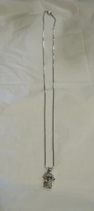 Monkey Necklace on 21" Silver Snake Chain~LBDLC - Picture 1 of 3
