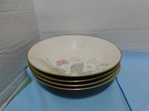 4 Ensaladera de sopa Rosenthal Kronach Alemania Bettina Parisina Primavera Cupé 8 3/4" - Imagen 1 de 5