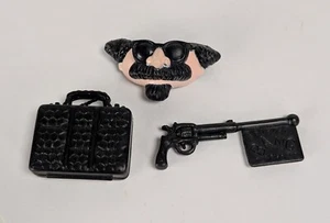 Playmates 1990 TMNT Teenage Mutant Ninja Turtles Undercover Don Máscara Estuche Pistola - Imagen 1 de 2