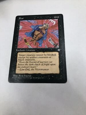 Magic The Gathering Fear Ice Age Common Creature Vintage - Image 1 of 4