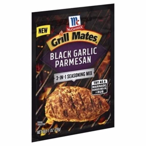 3 McCormick Grill Mates Black Garlic Parmesan Marinade Mix 1 oz each - Picture 1 of 2