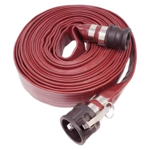 Gloxco 1-1/2" x 25' rot Schwerlast flach PVC Ablaufschlauch Montage mit... - Bild 1 von 1