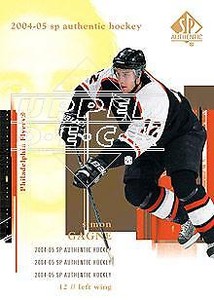 2004-05 SP Authentic #67 Simon Gagne