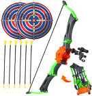 Bow and Arrow for Kids 3-12 Years Old, Youth Archery Toy Set with 6 Suction Cup