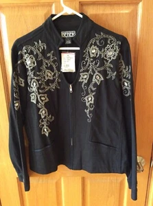 RADIO ROAD Perlenjacke - schwarz, Gr. L, Nashville, neu, nie getragen, wunderschön! - Bild 1 von 11