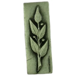 1963 11th World Scout Jamboree Greece Silver Laurel Award Pin (WSJ - Picture 1 of 2