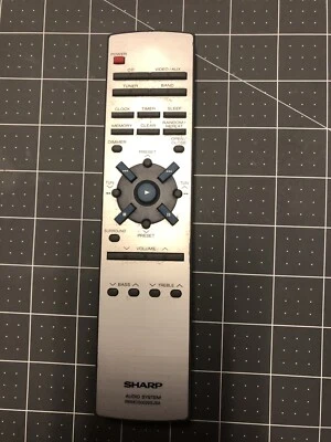 Controle remoto Sharp Audio System RRMCG0037SJSA  - Imagem 1 de 3