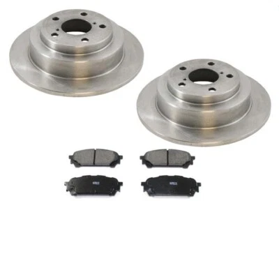 Rotores de freno de disco trasero y pastillas de freno para Subaru Forester 2004-2008 Foto 1 de 4
