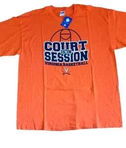 NCAA Virginia Basketball Herren T-Shirt Gr. XL Court is in Session Lizenziert Neu mit Etikett  - Bild 1 von 4