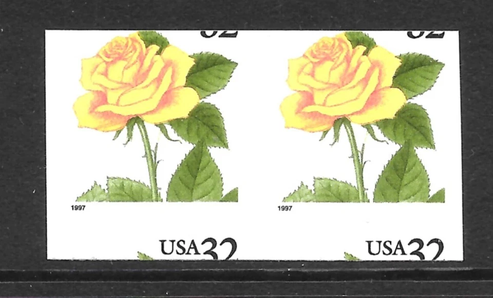 IMPERFORATE ERROR Coil Pair Scott #3054a--MISCUT!!--2024 Scott Cat $85 For Norm - Image 1 of 1