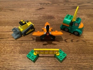 LEGO DUPLO DISNEY PIXAR PLANES DUSTY, CHUG & DRIP BULLDOZER ~ RETIRED - Picture 1 of 6