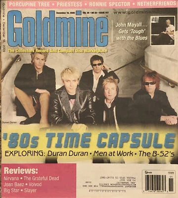 Goldmine Magazine 80s Time Capsule Duran Duran Men At Work B52s December 14 2009 - Image 1 of 4