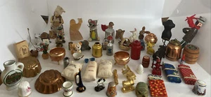 Vintage 62 Mini Puppenhaus Figuren Rosina’s Calico Heinz Limoges Kobalt Reutter - Bild 1 von 24