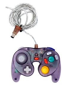 Intec Wired GameCube Controller w/ Turbo Translucent Purple GC-5001-B - Picture 1 of 6