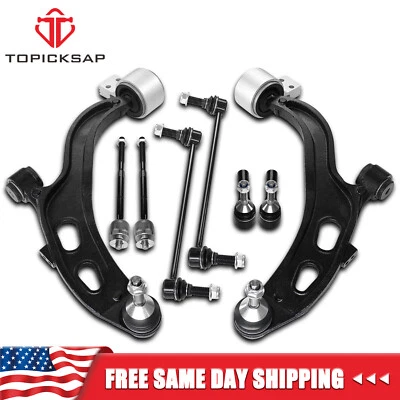 Комплект передних нижних рычагов управления 8 шт для 2013-2016 Ford Taurus 12-15 Flex MKS MKT - Изображение 1 из 4