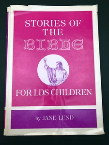 Geschichten der Bibel für HLT-Kinder von Jane Lund 1965 illustrierter Mormone HC DJ - Bild 1 von 13