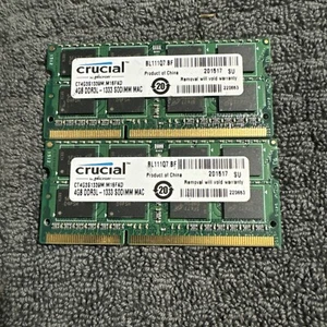 Crucial 4GB DDR3-1066 (CT4G3S1067M.M16FKD) x 2 - Picture 1 of 1