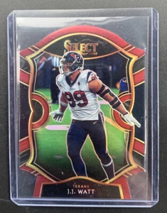 JJ WATT 2020 Panini Select Concourse Red Die Cut Prizm #29 TEXANS - Picture 1 of 2