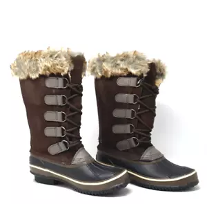 Botas de nieve de invierno Northside para mujer piel sintética térmicas Wellington impermeables Mucker - Imagen 1 de 4