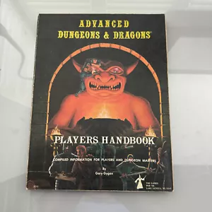 Advanced Dungeons & Dragons D&D Players Handbook UK Softcover 1st Print 1978 A - Picture 1 of 9