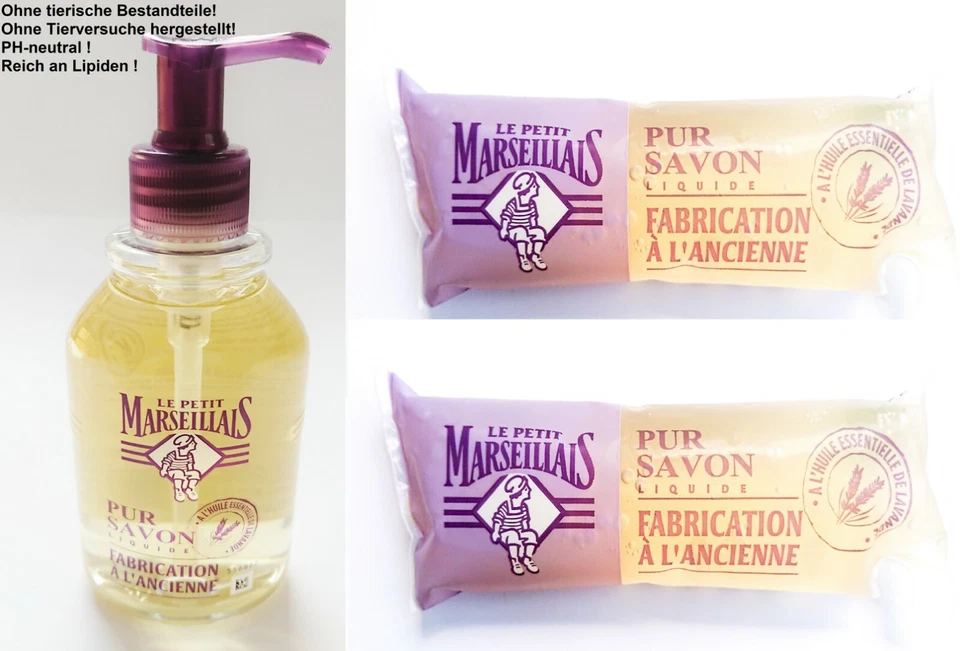 Le Petit Marseillais Flüssigseife Spender mit ätherischen Ölen Lavendel 300 Ml