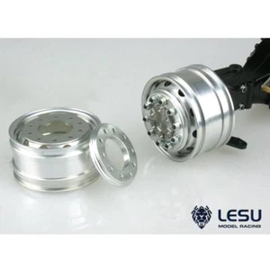 Clearance Sale:Metal Front Wheel Hub LESU for 1/14 Flange Axle RC Dump Tractor - Picture 1 of 2