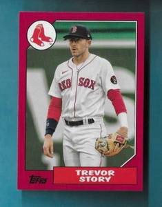 TREVOR STORY 2022 TOPPS ARCHIVES BORDE ROJO COMBINACIÓN DE COLORES LIMITADA #269 - 75 HECHO - Imagen 1 de 2