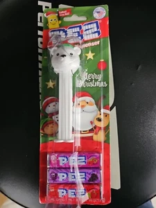 PEZ Polar Bear Teddy Bear Candy Dispenser Christmas Holiday - NEW & SEALED - Picture 1 of 5