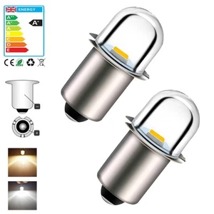 P13.5S LED Bulb 3V/4.5V/6V/12V/18V/24V DC Torch Replace Flashlight TorchLamp NEW - Picture 1 of 9