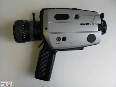 Bauer Super 8 Filmkamera C14 XL S8 Film Objektiv Macro-Neovaron 1,7/9-36 - Bild 1 von 4