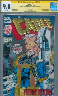 CABLE # 1 CGC 9.8 (1993) SIGNED by "NICIEZA & THIBERT" !!! HIGHEST GRADE !!! - Image 1 of 2