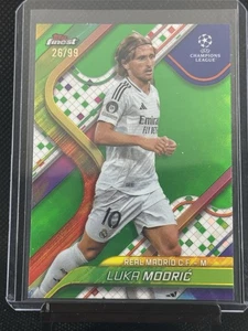 2024-25 Mejor Competiciones de Clubes UEFA Refractor Verde #10 Luka Modric 26/99 - Imagen 1 de 2