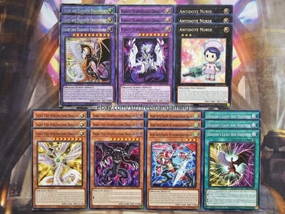 Yugioh Light and Darkness Dragonlord Deck Core 21 cards End Sublimation Dragon - Image 1 of 4