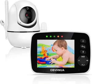 Obvhnua Baby Monitor Video E Audio Cámara de 3,5 pulgadas para recién nacidos con cizallamiento - Imagen 1 de 9