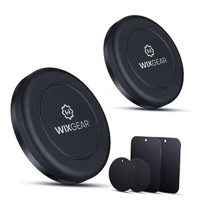  Universal Flat Stick On (2 Pack) Dashboard Magnetic Car Mount Holder for Cell  - Image 1 of 4